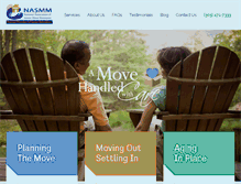 Tablet Screenshot of amovehandledwithcare.com